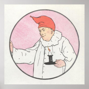 Der Mann im Mond blickte aus dem Mond Poster