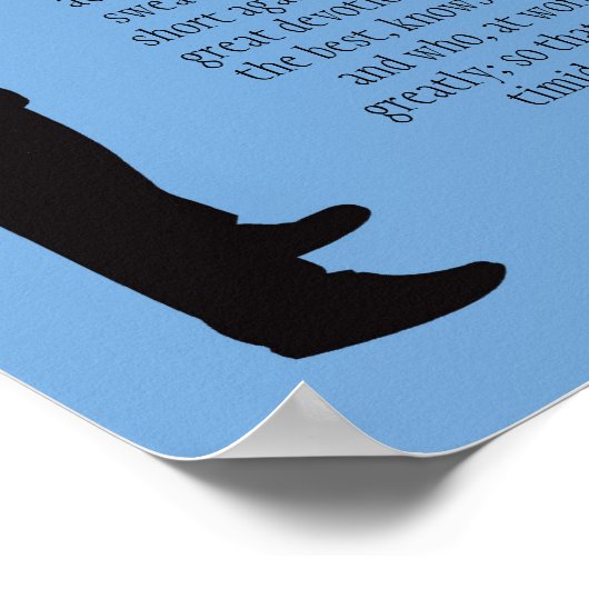 Der Mann in der Arena 14" X 11" Poster (Ecke)