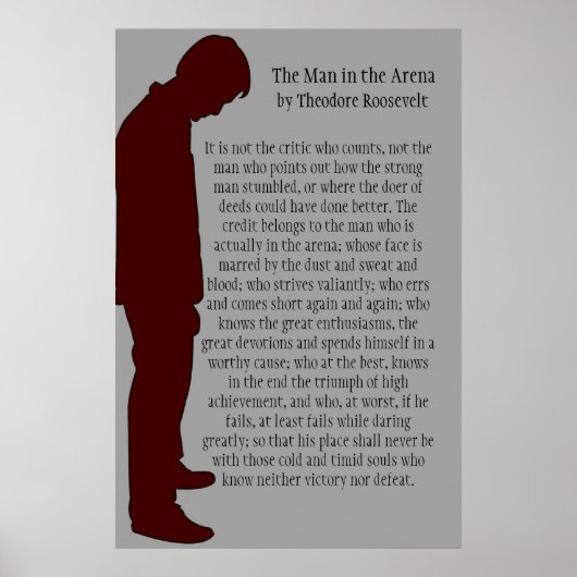 Der Mann in der Arena 24 x 36 Poster (Vorne)