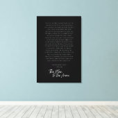 Der Mann in der Arena - Leinwand Kunst - Schwarz & (Insitu (Holzboden))