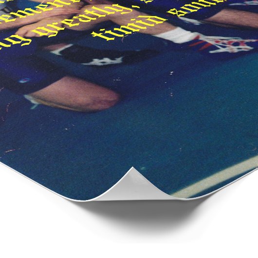 Der Mann in der Arena Poster (Ecke)