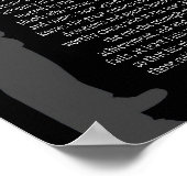 Der Mann in der Arena Poster (Ecke)