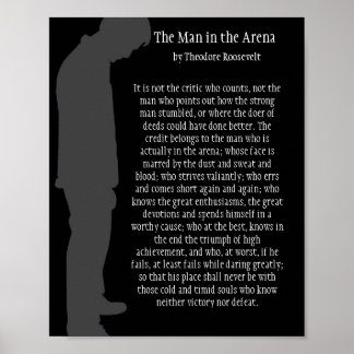 Der Mann in der Arena Poster