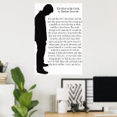 Der Mann in der Arena Poster (Heimbüro)