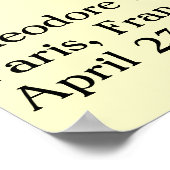 Der Mann in der Arena Poster (Ecke)