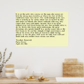 Der Mann in der Arena Poster (Küche)