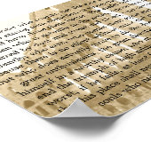 'Der Mann in der Arena' Poster (Ecke)