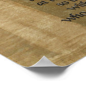 "Der Mann in der Arena" Theodore Roosevelt Poster (Ecke)