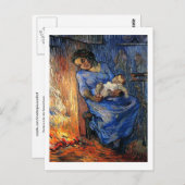 Der Mann ist auf See, Vincent van Gogh Postkarte (Vorne/Hinten)