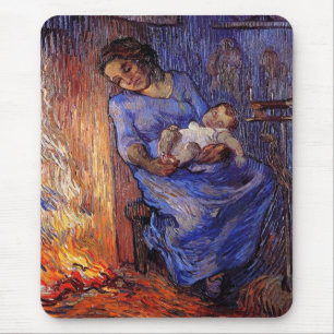 Der Mann ist auf See von Vincent van Gogh Mousepad