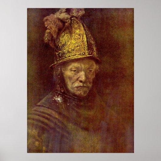 Der Mann mit dem Goldenen Helm Poster (Vorne)