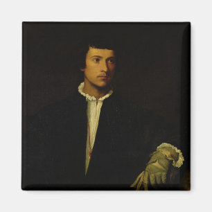 Der Mann mit einem Handschuh, c.1520 Magnet