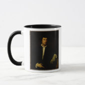 Der Mann mit einem Handschuh, c.1520 Tasse (Links)