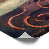 Der Mann mit einem x, 1891 Poster (Ecke)