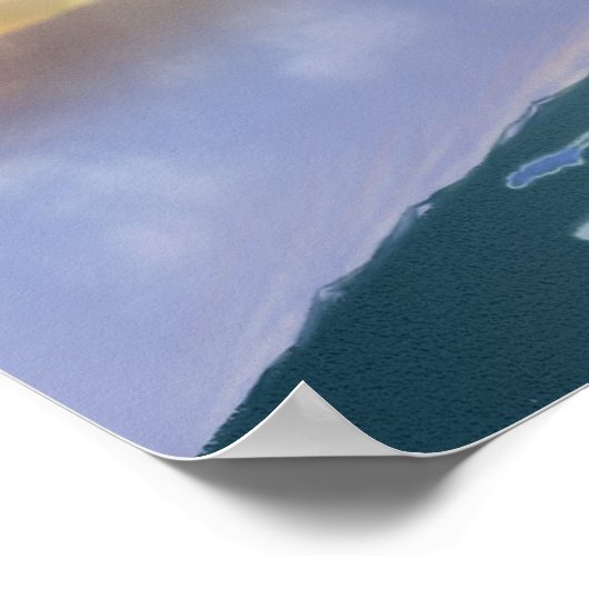 Der Mann mit Reißverschluss Poster (Ecke)