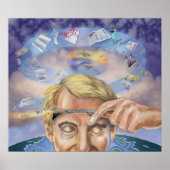 Der Mann mit Reißverschluss Poster (Vorne)