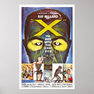 Der Mann mit Röntgenstrahl-Augen Poster
