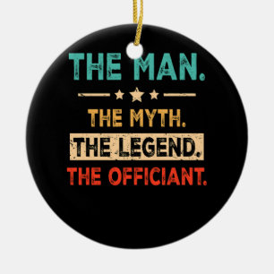 Der Mann Myth Legend Offizier für Hochzeit Ma Keramik Ornament
