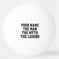 Der Mann Mythos der Legende lustige Tischtennis-Ge