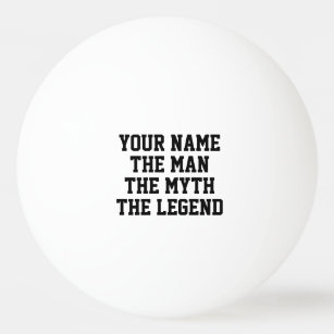 Der Mann Mythos der Legende lustige Tischtennis-Ge Tischtennisball