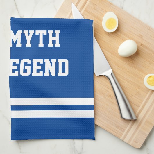 Der Mann Mythos legendäre Küchenhandtuch Geschenk Geschirrtuch (Viertel Falte)