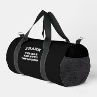 Der Mann Mythos Legende lustige schwarze Duffsack