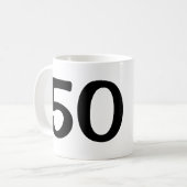 Der Mann Mythos Legende Tasse für 50. (Vorderseite Links)