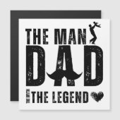 Der Mann, Mythos, Legende - VATER Vatertagsmagnet Magnetkarte (Vorne/Hinten)