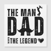 Der Mann, Mythos, Legende - VATER Vatertagsmagnet Magnetkarte (Vorderseite)