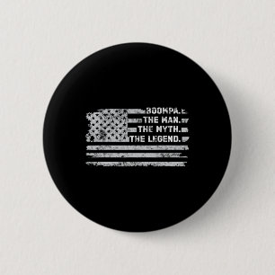 Der Mann Mythos Legende Vatertag Vintage Amerikani Button