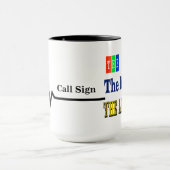 Der Mann, Mythos, Legenden-Schinken-Radio-Tasse Tasse (Zentrum)