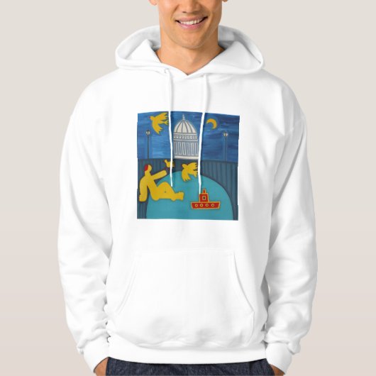 Der Mann unter der Brücke 2006 Hoodie (Vorderseite)