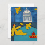 Der Mann unter der Brücke 2006 Postkarte (Vorne/Hinten)