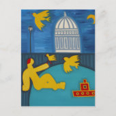 Der Mann unter der Brücke 2006 Postkarte (Vorderseite)