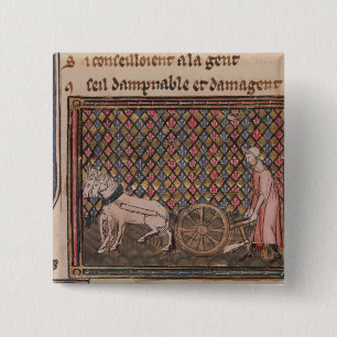 Der Mann verpflichtet, für ein Leben zu arbeiten Button