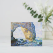 Der Manneport, der Felsbogen westlich von Etretat Postkarte (Stehend Vorderseite)