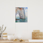 Der Manneporte bei Etretat von Claude Monet Poster (Küche)