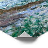 Der Manneporte bei Etretat von Claude Monet Poster (Ecke)