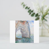 Der Manneporte bei Etretat von Claude Monet Postkarte (Stehend Vorderseite)