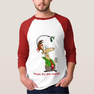 Der Männer, bereiten für die Feiertage vor, T-Shirt