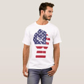 Der Männer nehmen Amerika grundlegenden T - Shirt (Vorne ganz)