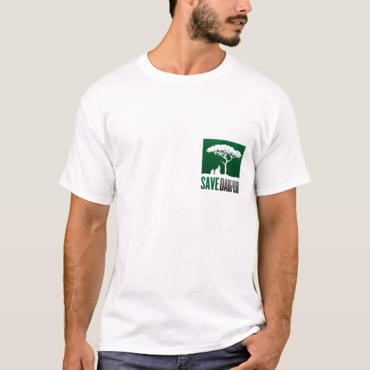 Der Männer retten Darfur-T - Shirt (Vorderseite)