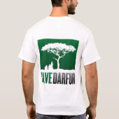 Der Männer retten Darfur-T - Shirt (Rückseite)