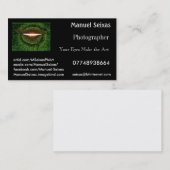 Der Manuel Seixas Visitenkarte (Vorne/Hinten)