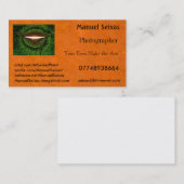 Der Manuel Seixas Visitenkarte (Vorne/Hinten)