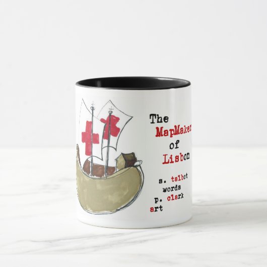 Der MapMaker der Lissabon-Kaffee-Tasse Tasse (Zentrum)