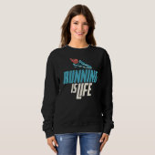 Der Marathonläufer läuft Sweatshirt (Vorne ganz)