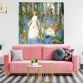 Der Märchenholz Leinwanddruck (Insitu (Wohnzimmer))