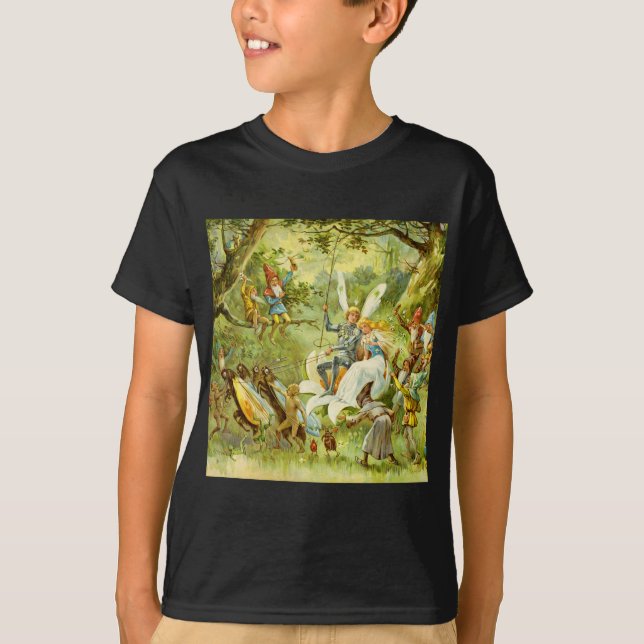 Der Märchenprinz und die Thumbelina T-Shirt (Vorderseite)