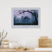 Der Märchenwald im Schwanz Poster (Küche)